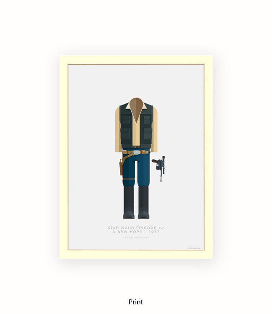 Han Solo Fred Birchal Art Print