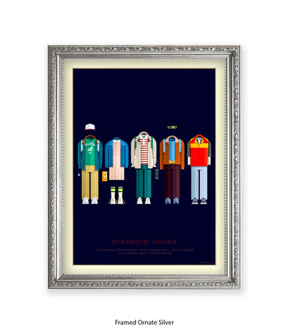 Stranger Things Birchal Art Print