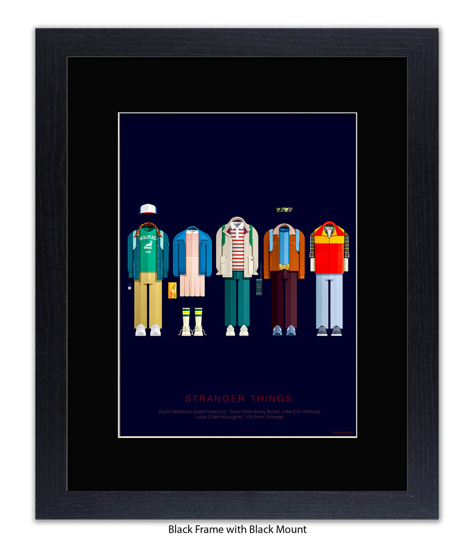 Stranger Things Birchal Art Print