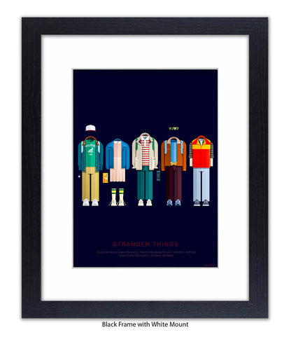 Stranger Things Birchal Art Print
