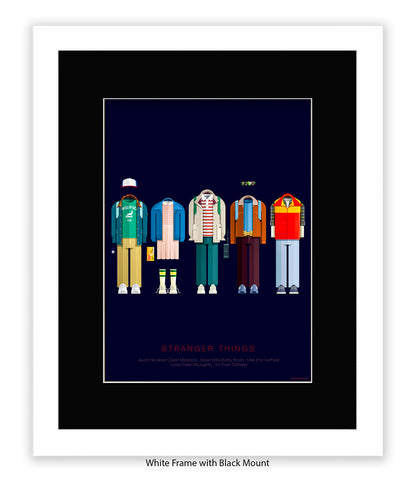 Stranger Things Birchal Art Print