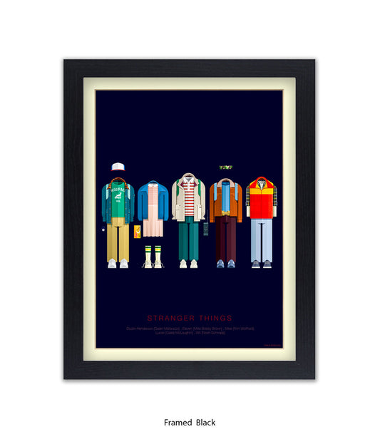 Stranger Things Birchal Art Print