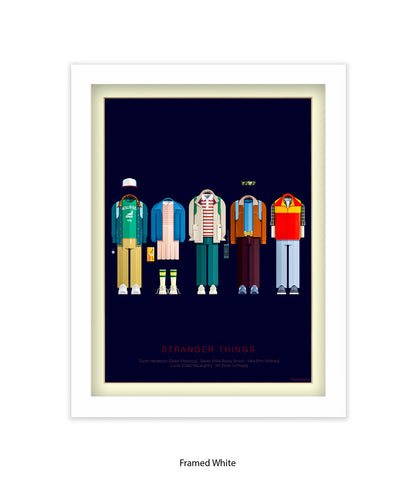 Stranger Things Birchal Art Print