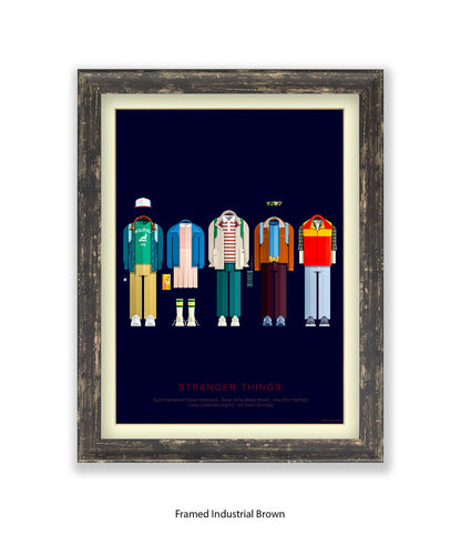 Stranger Things Birchal Art Print