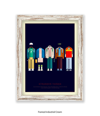 Stranger Things Birchal Art Print