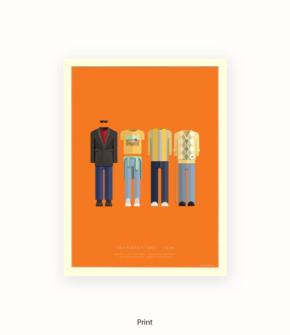 Trainspotting Fred Birchal Art Print