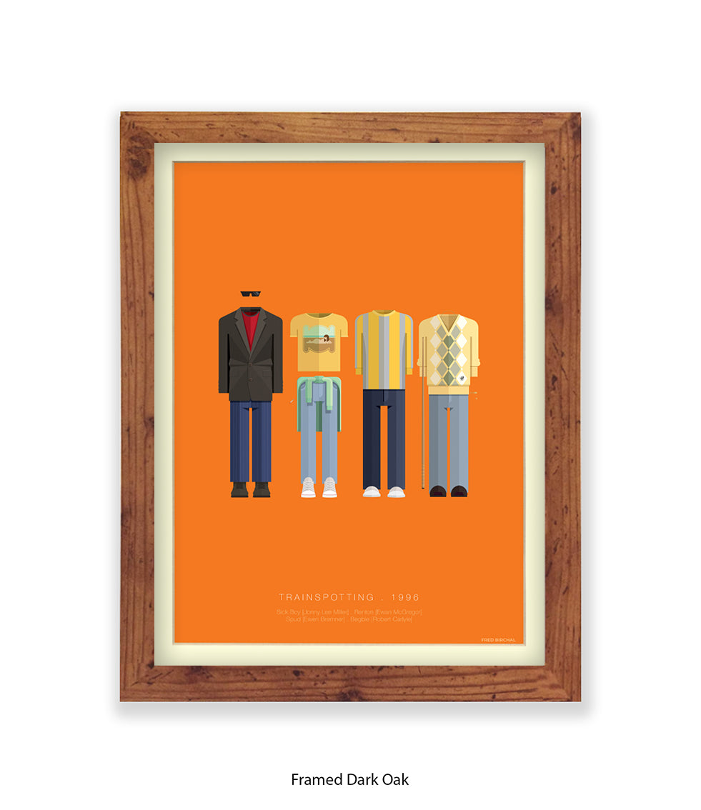 Trainspotting Fred Birchal Art Print