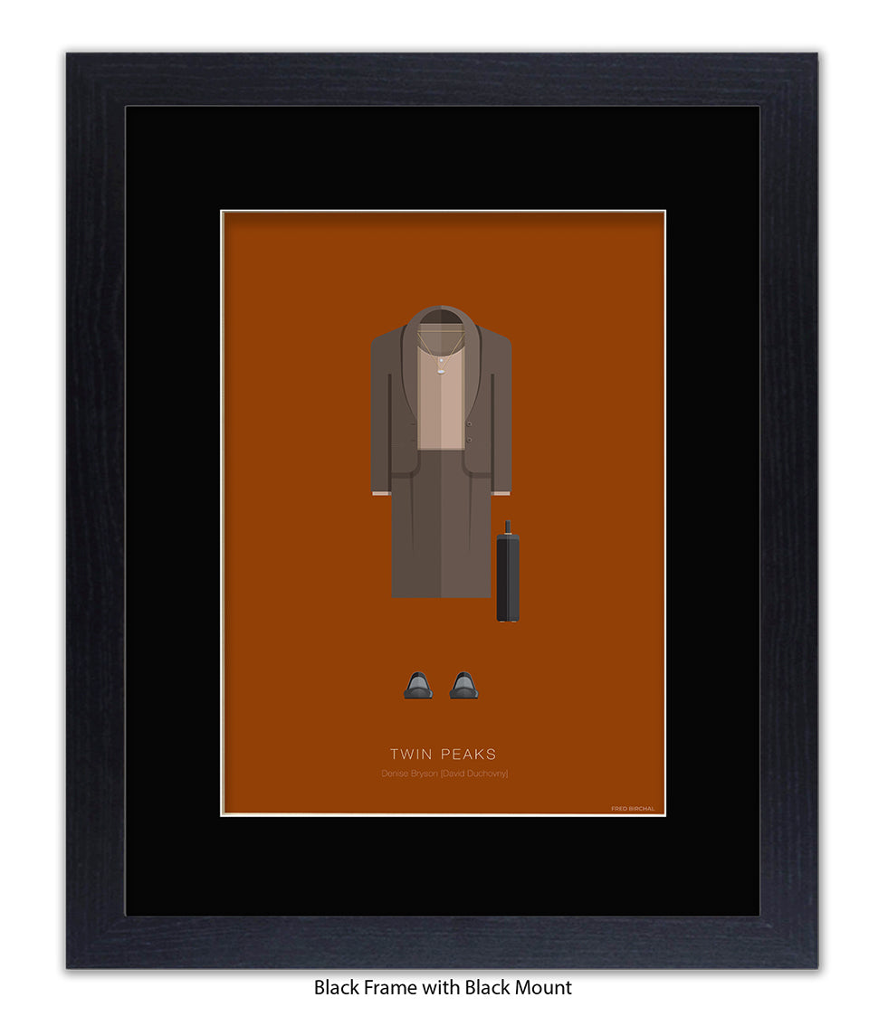 Twin Peaks Denise Bryson Fred Birchal Art Print