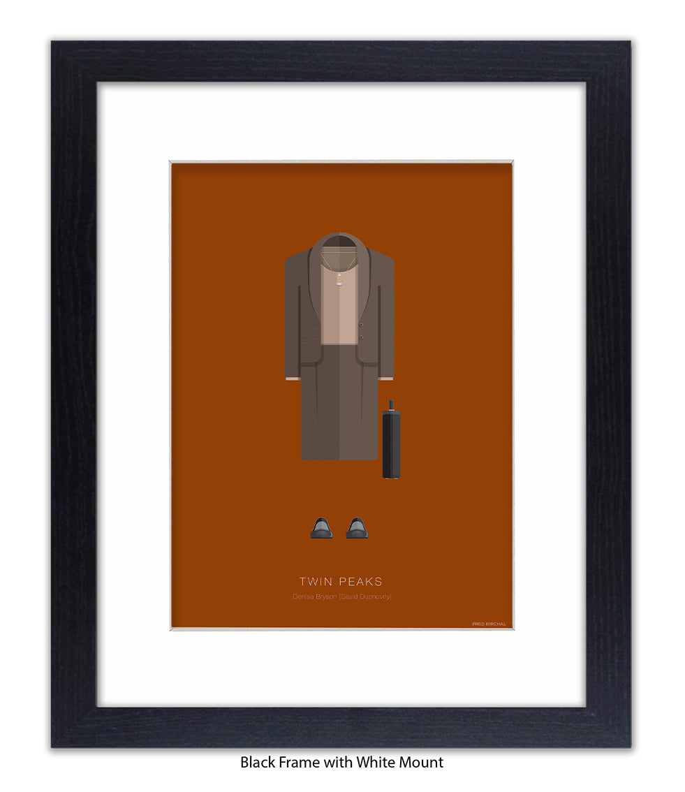 Twin Peaks Denise Bryson Fred Birchal Art Print