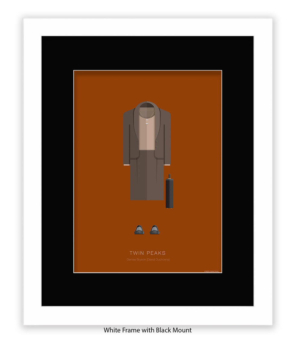 Twin Peaks Denise Bryson Fred Birchal Art Print