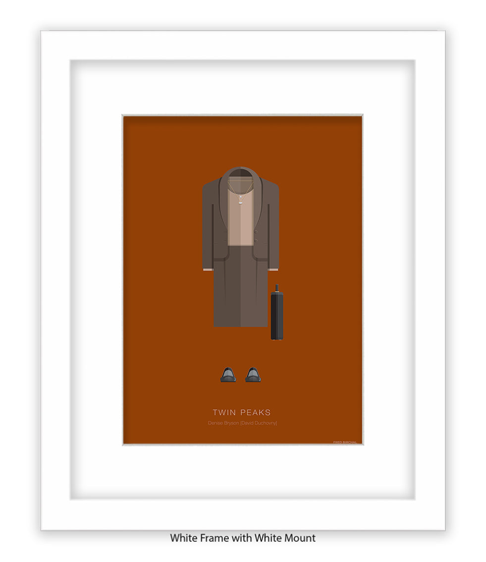 Twin Peaks Denise Bryson Fred Birchal Art Print