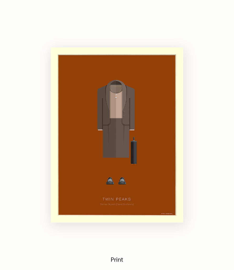 Twin Peaks Denise Bryson Fred Birchal Art Print
