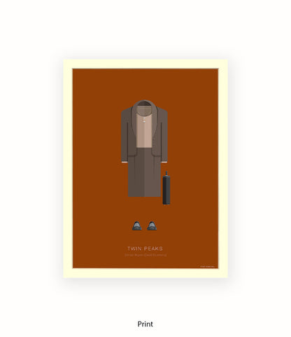 Twin Peaks Denise Bryson Fred Birchal Art Print