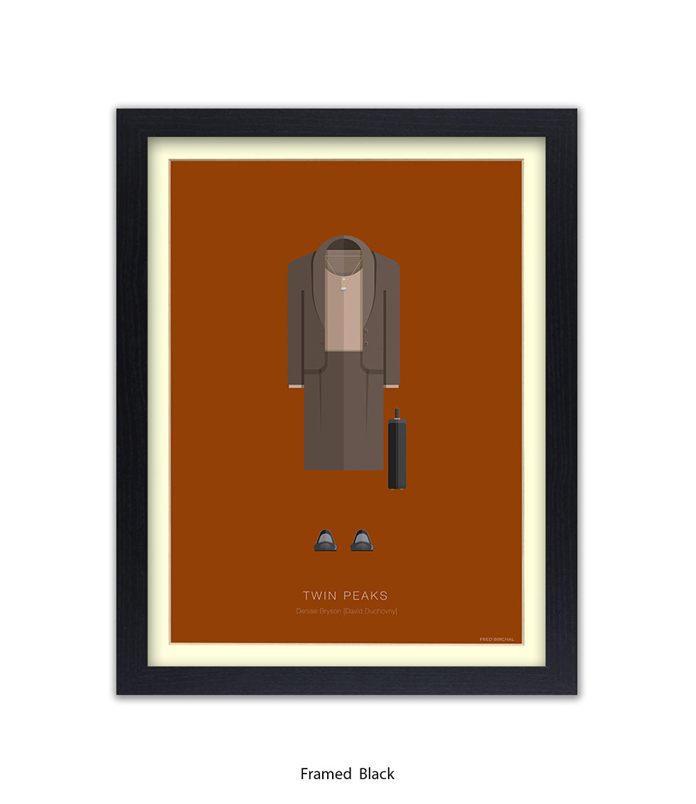 Twin Peaks Denise Bryson Fred Birchal Art Print