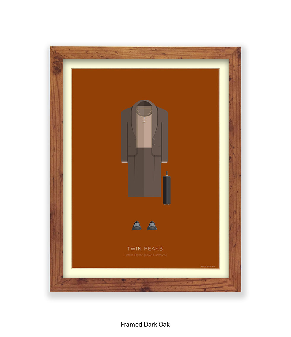 Twin Peaks Denise Bryson Fred Birchal Art Print