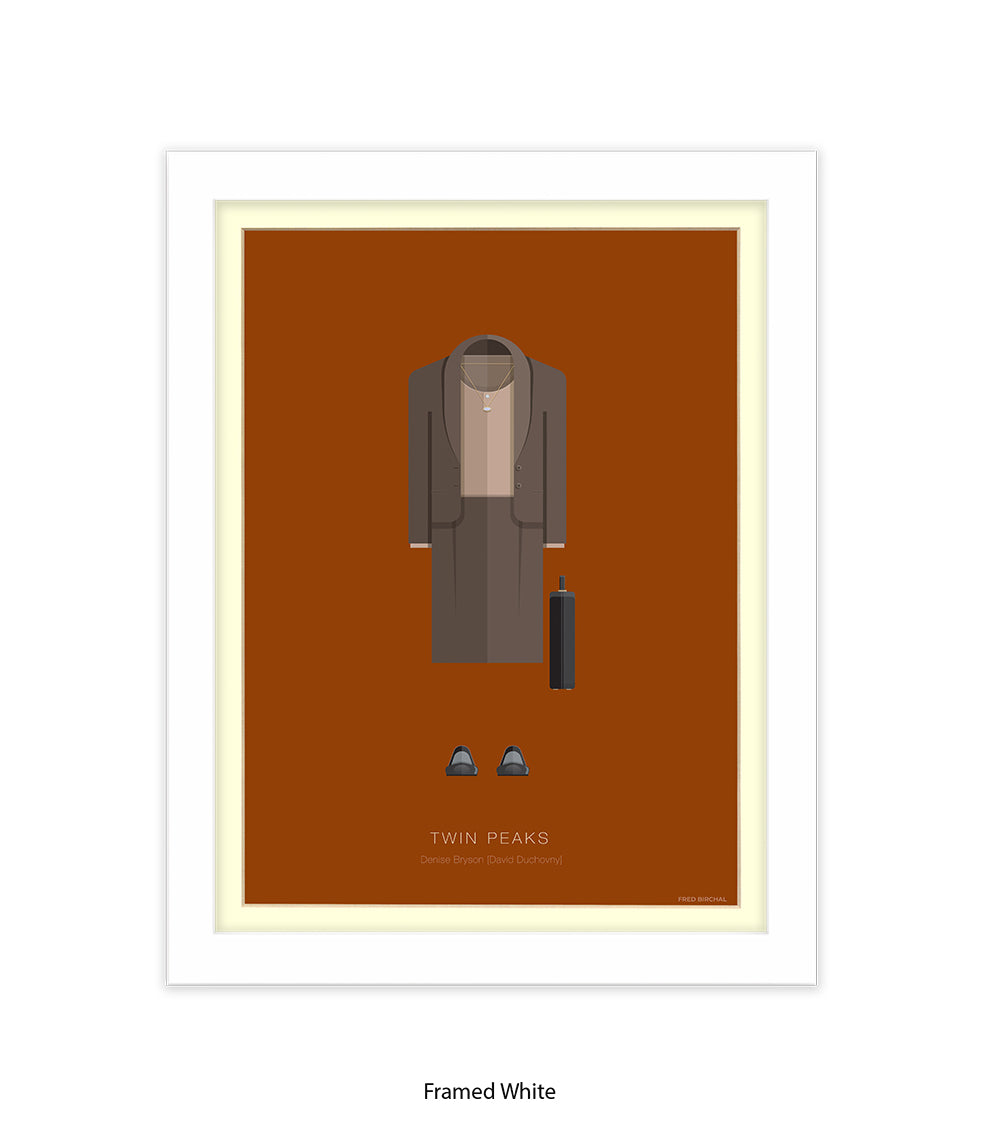 Twin Peaks Denise Bryson Fred Birchal Art Print