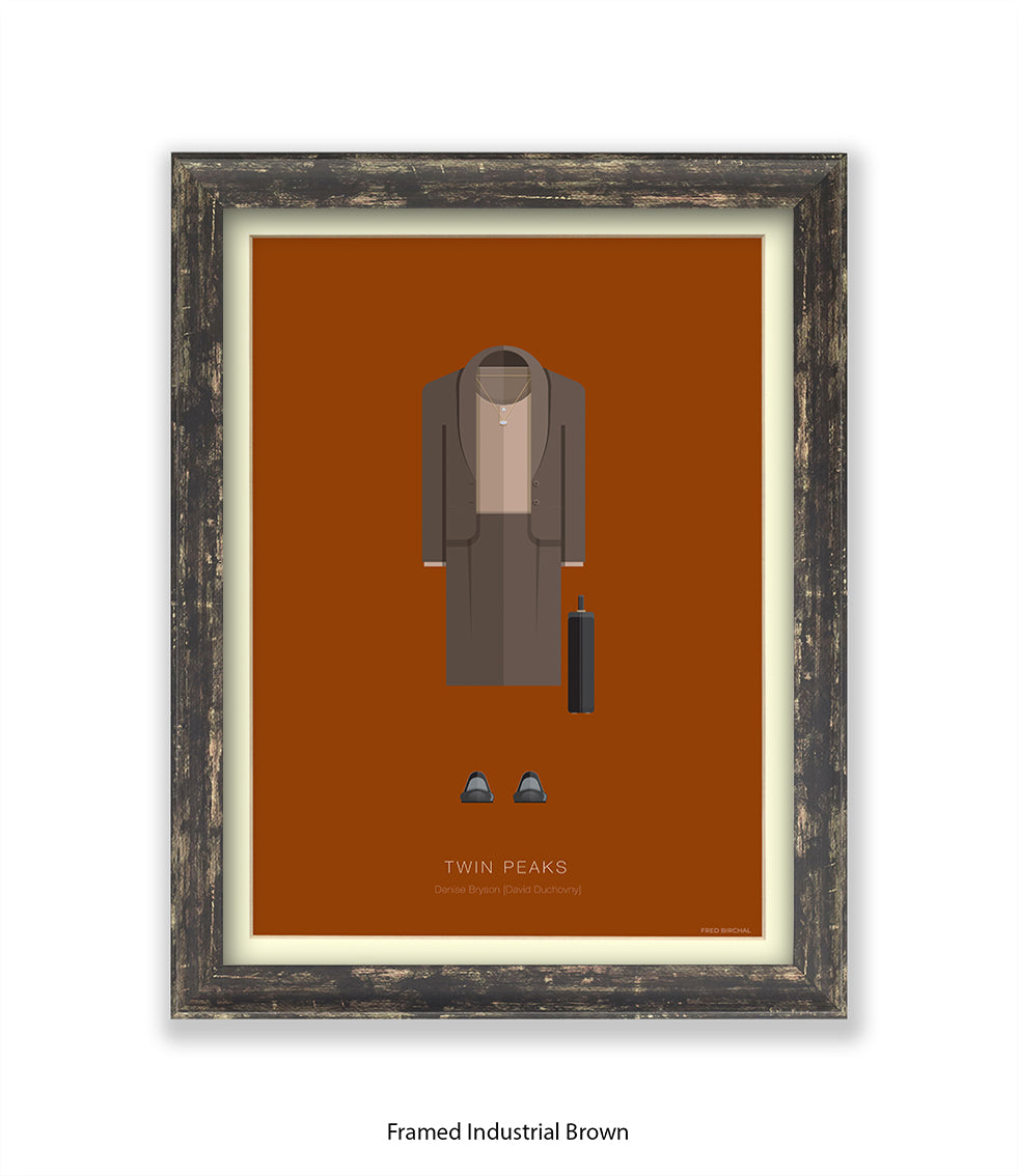 Twin Peaks Denise Bryson Fred Birchal Art Print