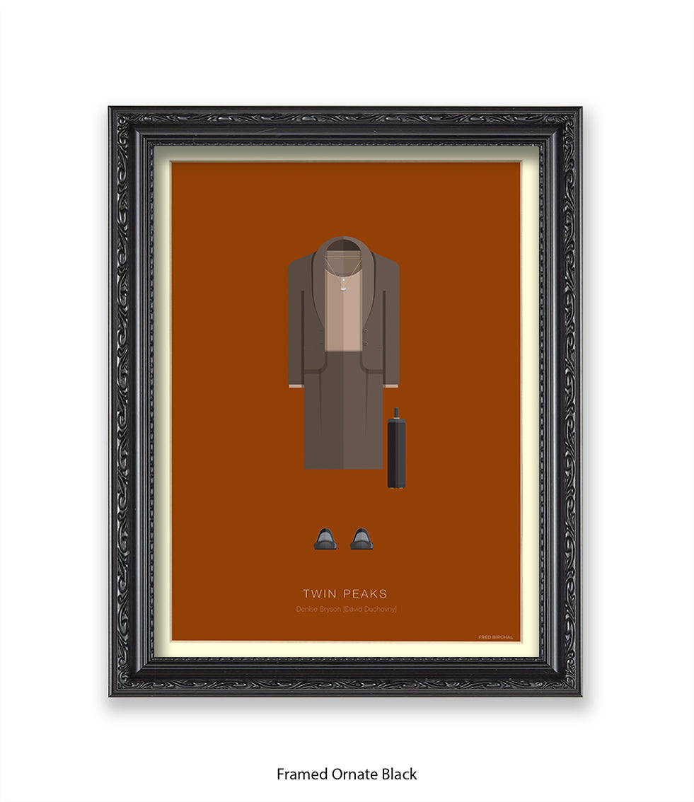 Twin Peaks Denise Bryson Fred Birchal Art Print