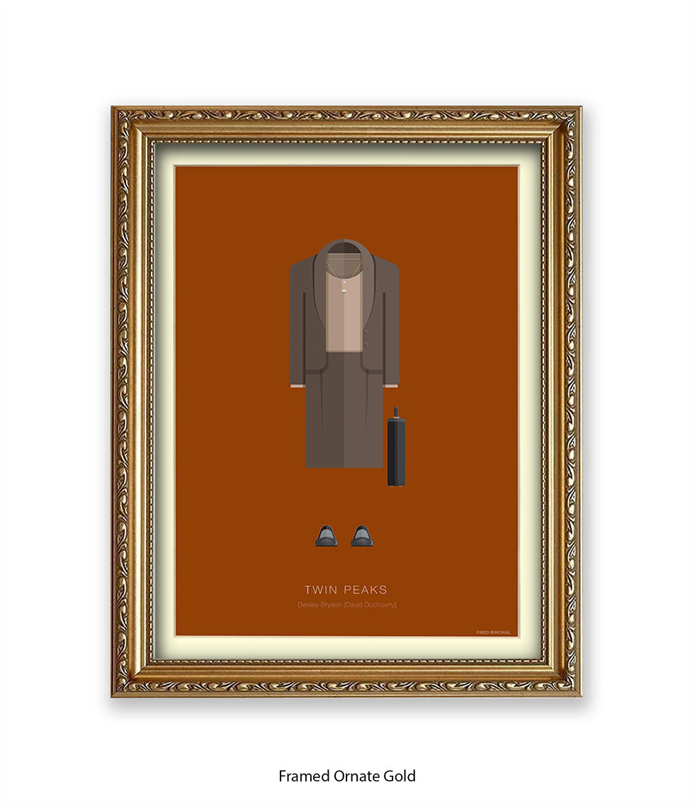 Twin Peaks Denise Bryson Fred Birchal Art Print