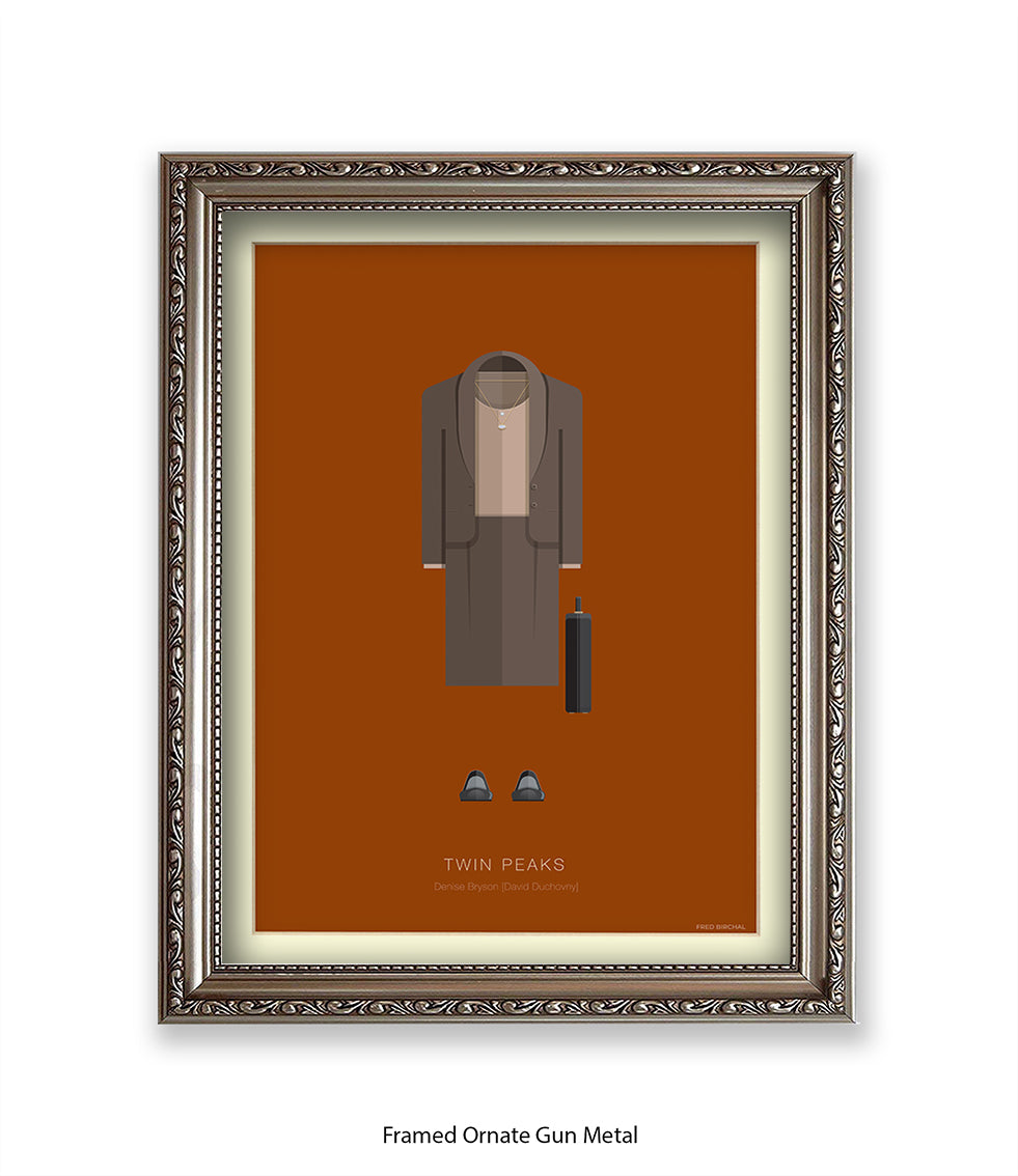 Twin Peaks Denise Bryson Fred Birchal Art Print