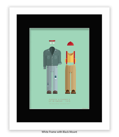 Cheech & Chong Up in Smoke Fred Birchal Art Print