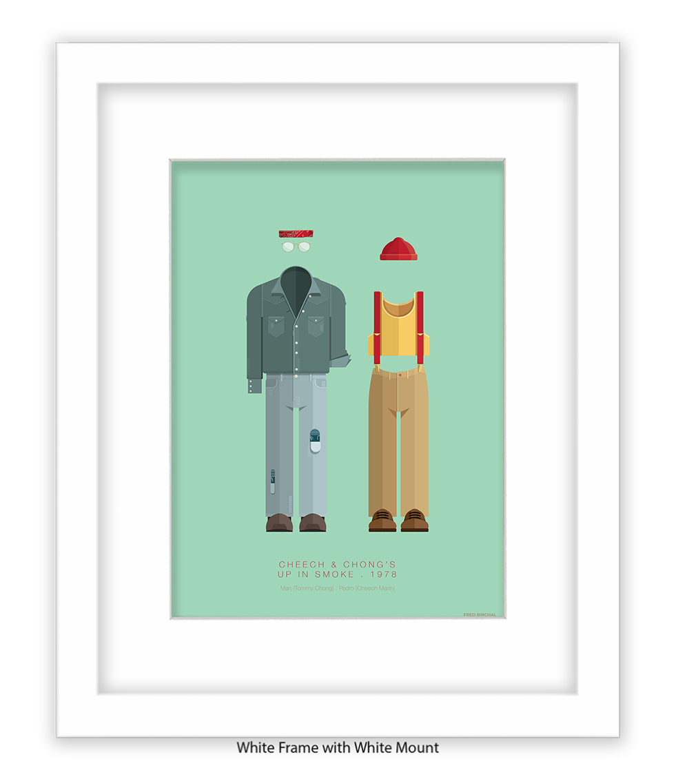 Cheech & Chong Up in Smoke Fred Birchal Art Print
