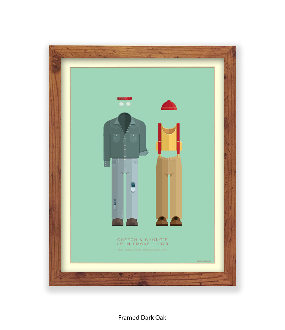 Cheech & Chong Up in Smoke Fred Birchal Art Print