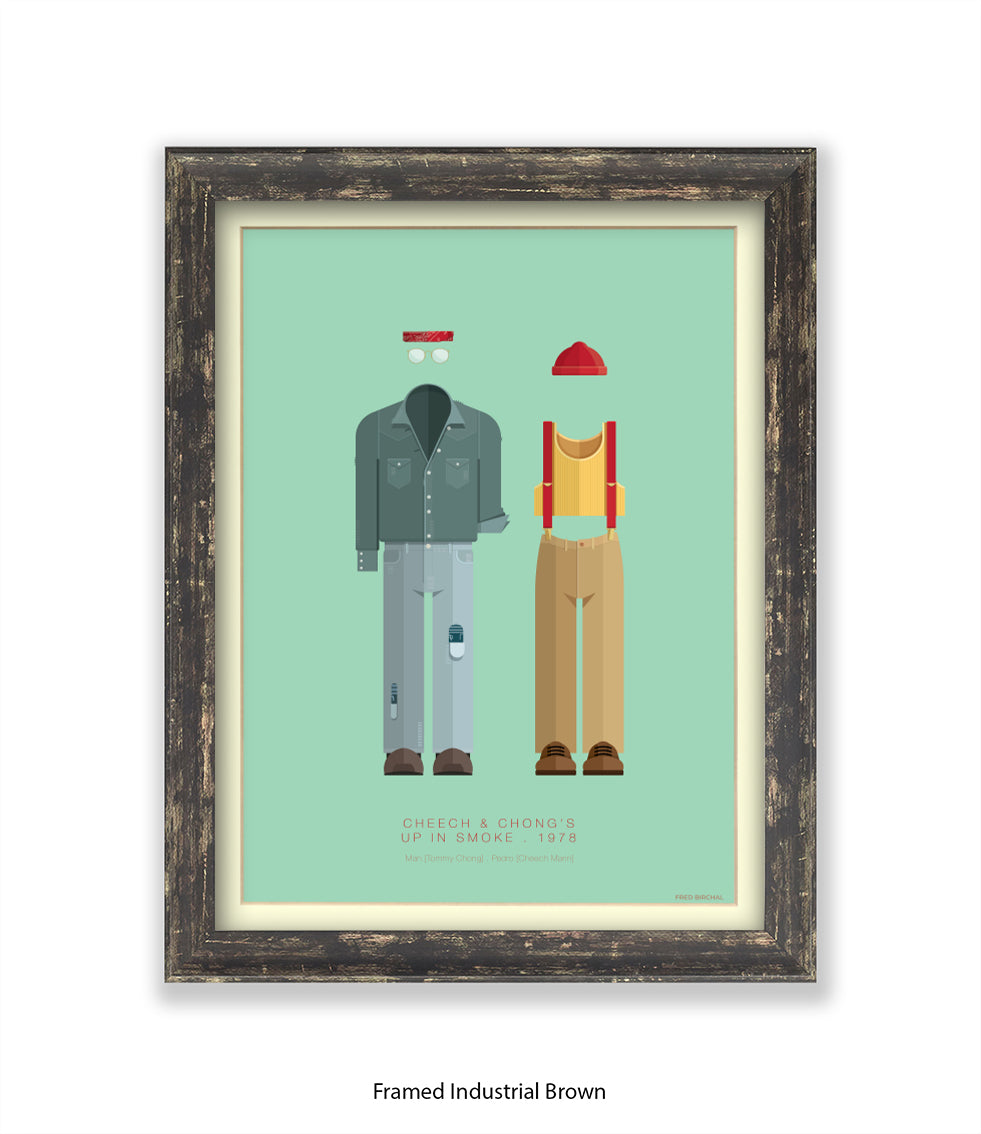 Cheech & Chong Up in Smoke Fred Birchal Art Print