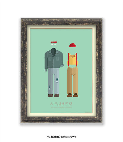Cheech & Chong Up in Smoke Fred Birchal Art Print