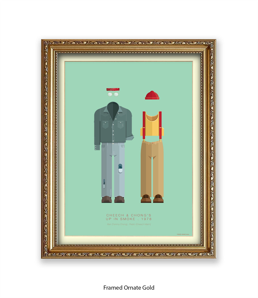 Cheech & Chong Up in Smoke Fred Birchal Art Print