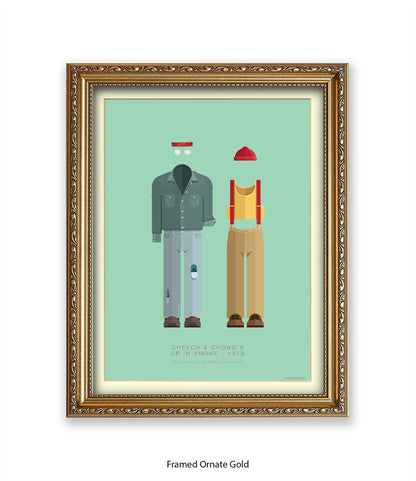 Cheech & Chong Up in Smoke Fred Birchal Art Print
