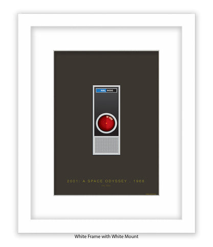 2001 Space Odyssey Hal Fred Birchal Art Print