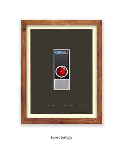 2001 Space Odyssey Hal Fred Birchal Art Print