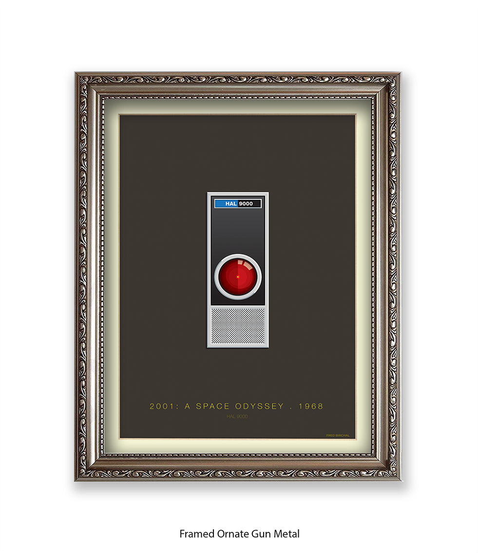 2001 Space Odyssey Hal Fred Birchal Art Print