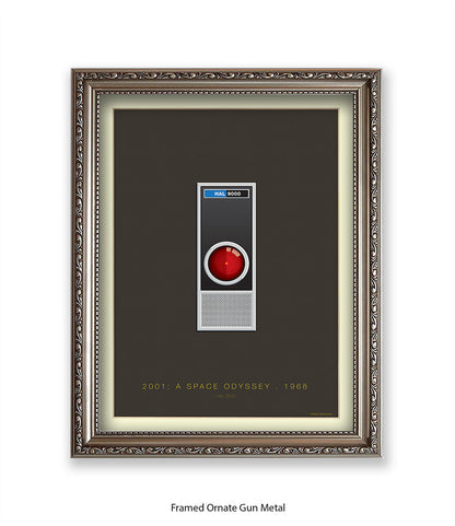 2001 Space Odyssey Hal Fred Birchal Art Print