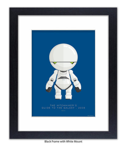 Hitchhiker's Guide To The Galaxy Marvin Fred Birchal Art Print
