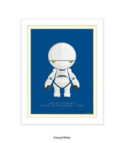 Hitchhiker's Guide To The Galaxy Marvin Fred Birchal Art Print