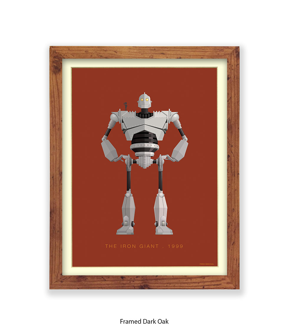 Iron Giant Fred Birchal Art Print