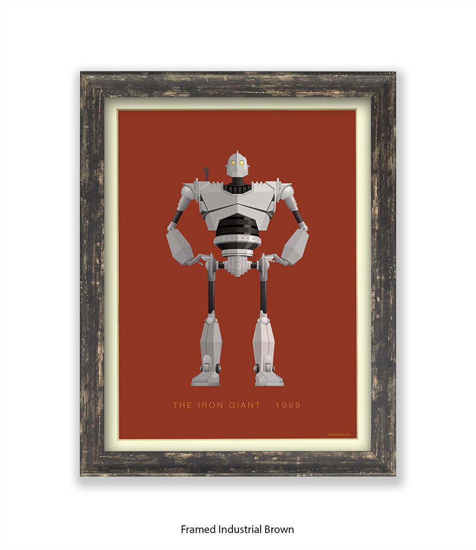 Iron Giant Fred Birchal Art Print