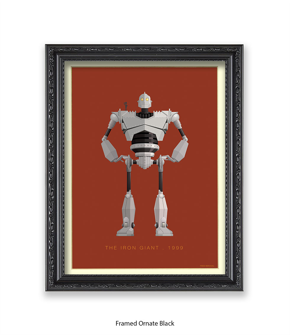 Iron Giant Fred Birchal Art Print