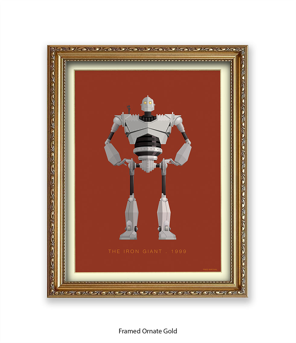Iron Giant Fred Birchal Art Print