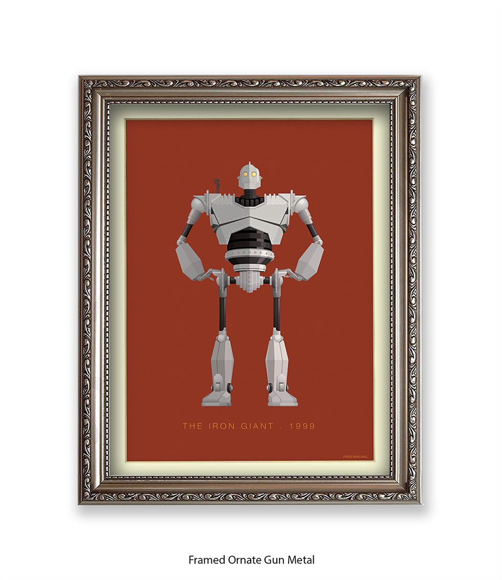 Iron Giant Fred Birchal Art Print