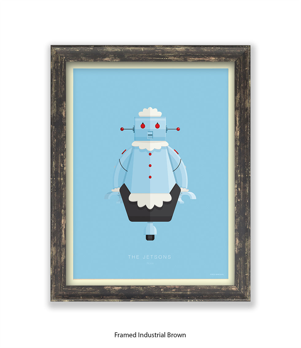 Jetsons Rosie Fred Birchal Art Print