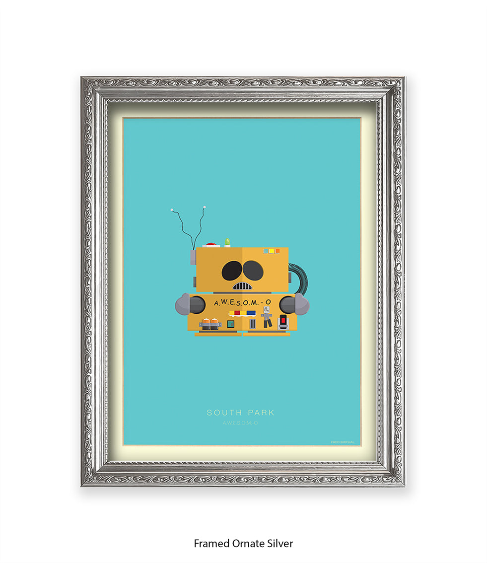 South Park AWSOME O Fred Birchal Art Print