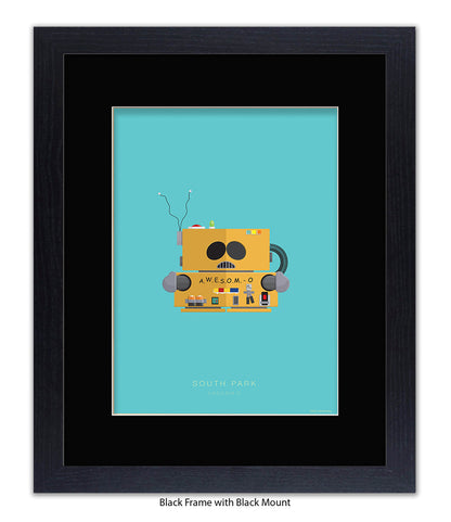 South Park AWSOME O Fred Birchal Art Print
