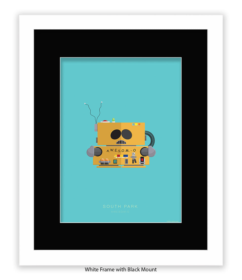 South Park AWSOME O Fred Birchal Art Print
