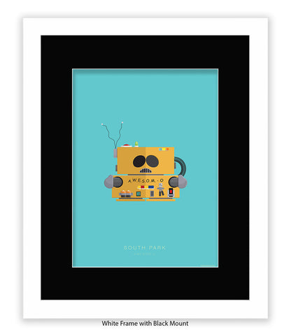 South Park AWSOME O Fred Birchal Art Print