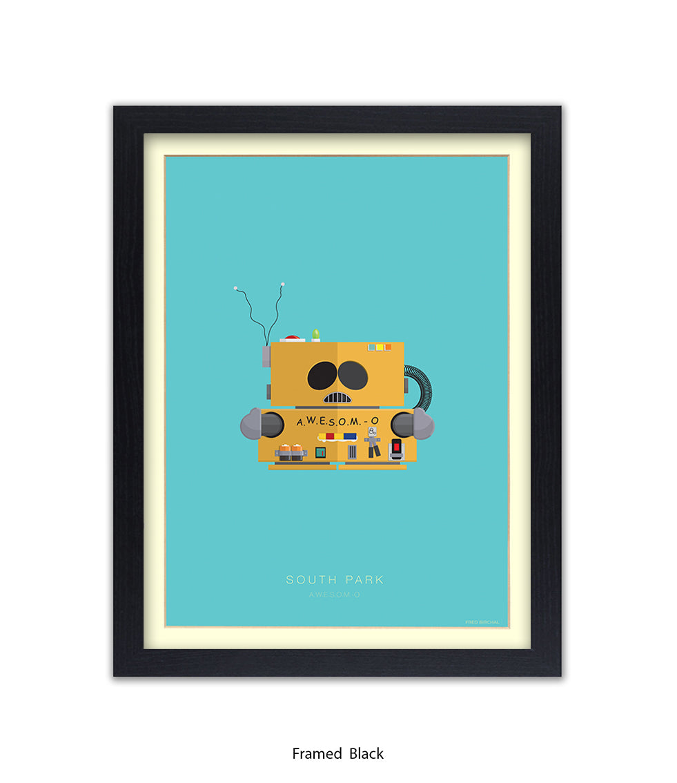 South Park AWSOME O Fred Birchal Art Print