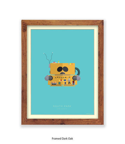 South Park AWSOME O Fred Birchal Art Print