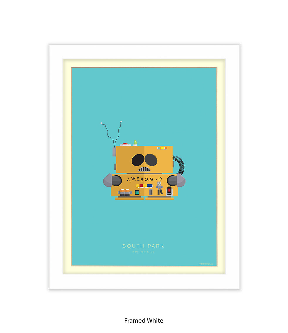 South Park AWSOME O Fred Birchal Art Print
